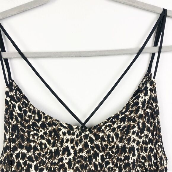 EIGHT SIXTY | Animal Print Leopard Strappy Top XL - Picture 3 of 8